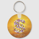 Buscar letra s llaveros Floral