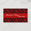 Buscar cebra roja tarjetas de visita Negro