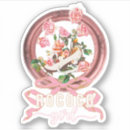 Buscar rococo pegatinas Elegante
