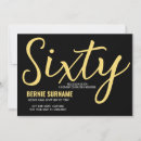 Buscar sexagésimo invitaciones Para todos