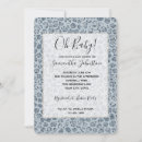 Buscar estampado leopardo azul invitaciones Glamour