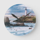 Buscar faro relojes de pared Pintura del faro