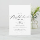 Buscar vecindad invitaciones Evento de vecindad