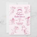 Buscar cóctel rosado invitaciones Prometida