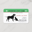 Buscar negocio que camina del perro tarjetas de visita Clientes