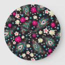 Buscar peacock relojes de pared Verde