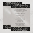 Buscar black and silver invitaciones Elegante