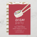 Buscar fiesta del sushi invitaciones Para todos