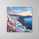 Buscar santorini lienzos Isla griega