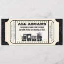 Buscar vintage ticket invitaciones 5 º ducha