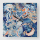 Buscar acuático relojes de pared Pintura