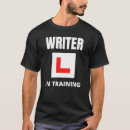 Buscar escritor camisetas Profesión