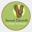 Buscar alergia del cacahuete pegatinas Seguridad