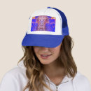 Buscar diseño abstracto gorras Azul