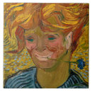 Buscar joven azulejos Retrato