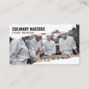 Buscar uniforme tarjetas de visita Cocinero