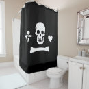 Buscar calavera cortinas de baño Huesos y calavera