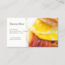 Buscar tocino tarjetas de visita Desayuno