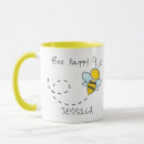 Buscar abeja dulce tazas Amarillo