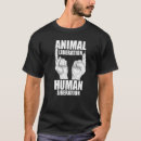 Buscar liberación animal camisetas Humano