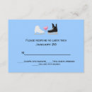 Buscar hielo tarjetas rsvp Azul claro