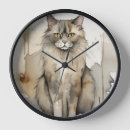 Buscar maine coon relojes de pared Felino