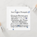 Buscar poeta tarjetas Tipografía