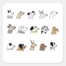 Buscar dibujo animado pegatinas Perro