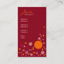 Buscar ruido tarjetas de visita Rojo