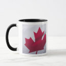 Buscar bandera canadiense tazas Hoja