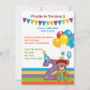 Buscar payaso invitaciones Cualquier niño