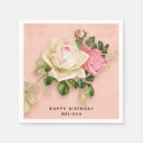Buscar rosas elegantes servilletas Floral