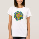 Buscar mandala blanca camisetas Para ella