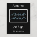 Buscar zodiac postales Acuario