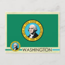 Buscar bandera del estado de washington postales Ee uu