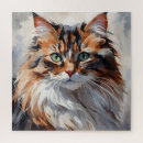 Buscar pinturas del gato puzzles General y unisex