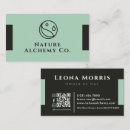 Buscar limpieza verde tarjetas de visita Elegante