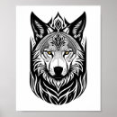 Buscar lobo tribal posters General y unisex