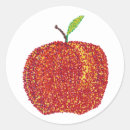 Buscar manzana roja pegatinas Amarillo
