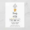 Buscar del espacio exterior invitaciones de cumpleaños Niños