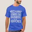 Buscar mecánico ingeniero camisetas Papá