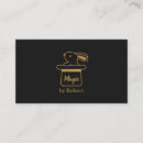 Buscar mago tarjetas de visita Oro