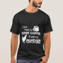 Buscar pollos del mascota camisetas Café