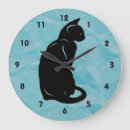 Buscar cronómetro relojes de pared Negro