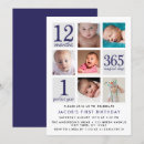 Buscar 12 meses invitaciones Elegante