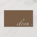 Buscar housecleaning tarjetas de visita Limpio