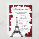 Buscar eiffel tower invitaciones Floral