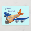 Buscar aeroplano invitaciones El volar