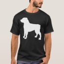 Buscar rottweiler camisetas Silueta