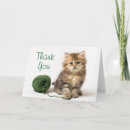 Buscar hilado tarjetas Gatito
